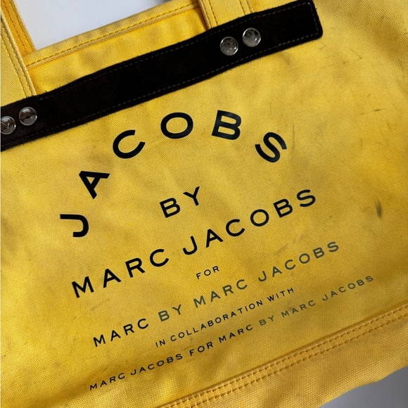Marc Jacobs Yellow Canvas Tote - Picture 9 of 9
